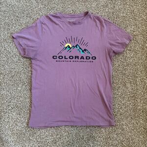 Women’s Colorado Purple Design Tee Size Medium